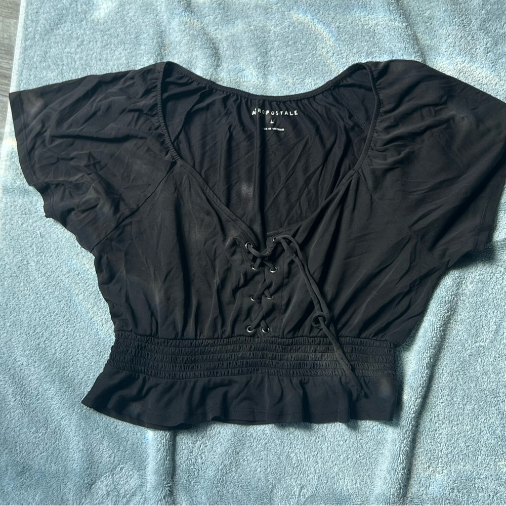 Aeropostale Cropped Blouse